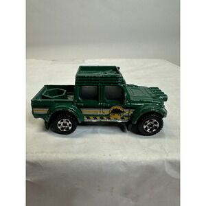Matchbox Jurassic Park‎ Jeep Wrangler 4x4 Green Diecast Toy Vehicle 2008